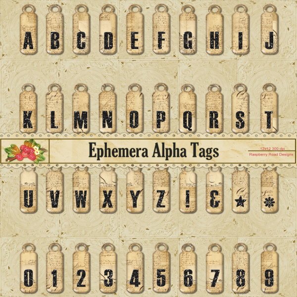 Ephemera Alpha Tags