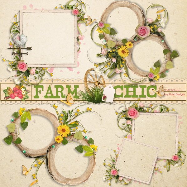 Farm Chic Cluster Set 1