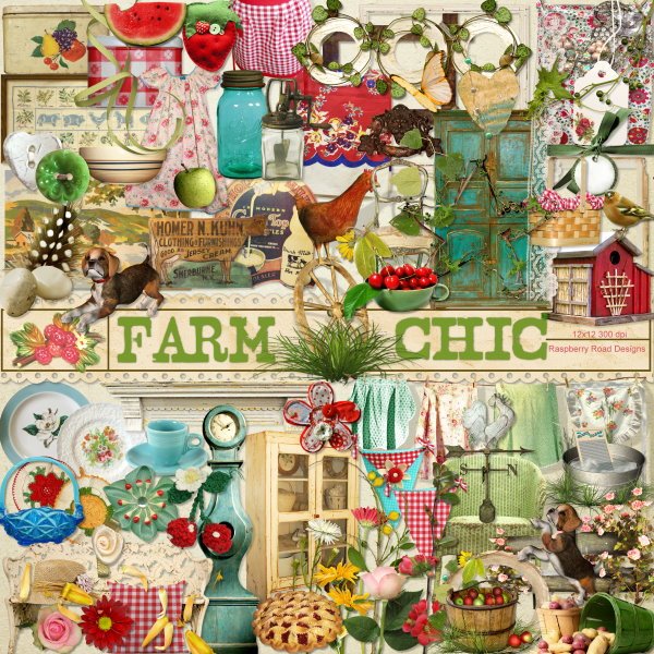 Farm Chic Element Set
