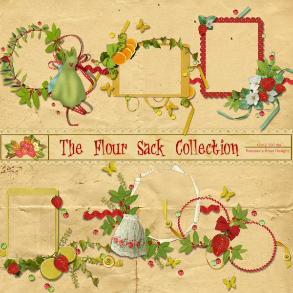 Flour Sack Cluster Set