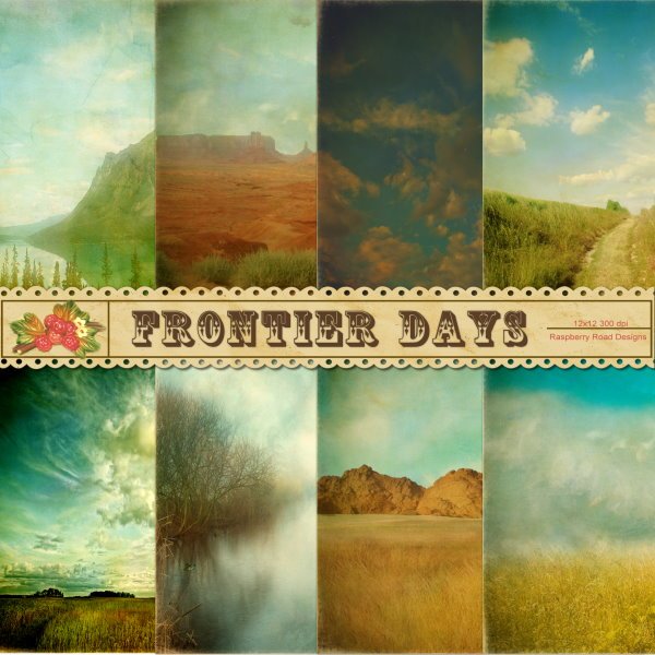 Frontier Days Scenery Papers