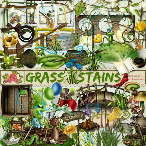Grass Stains Element Set