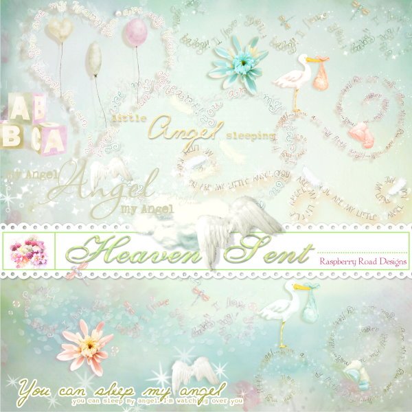 Heaven Sent WordArt