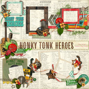 Honky Tonk Heroes Cluster Set - Click Image to Close