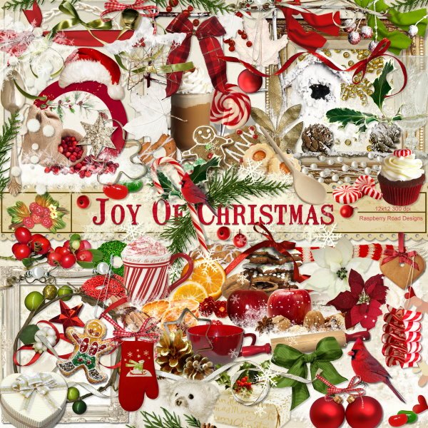 Joy Of Christmas Elements