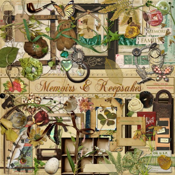 Memoirs & Keepsakes Element Set