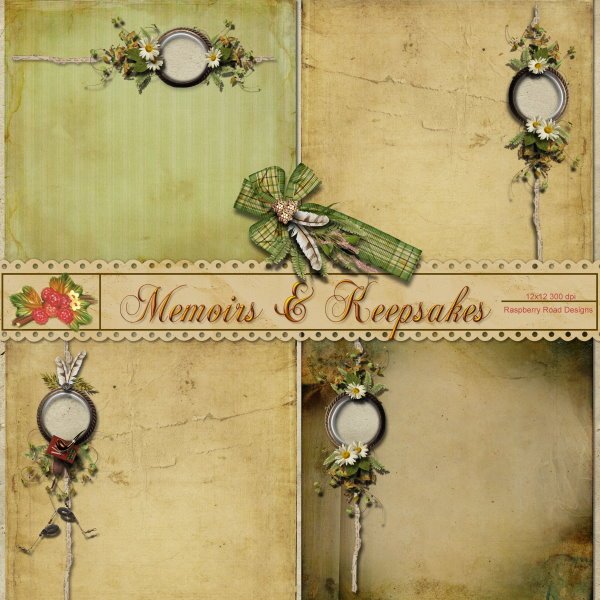 Memoirs & Keepsakes Memoryboards Set2