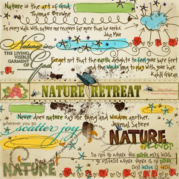 Nature Retreat WordArt