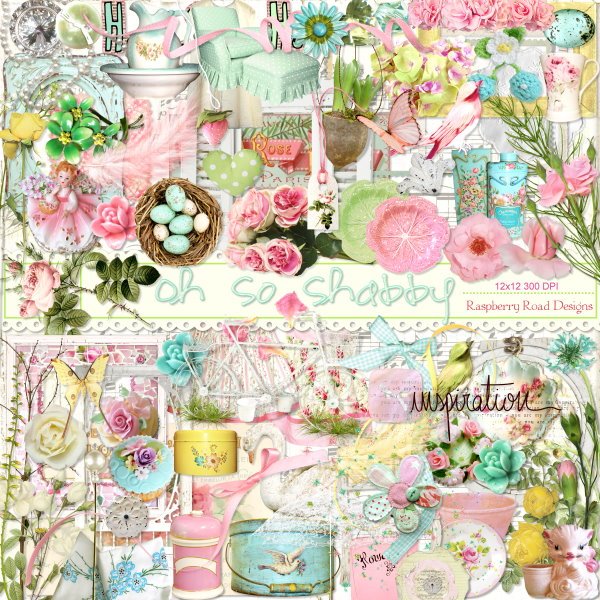 Oh So Shabby Element Set