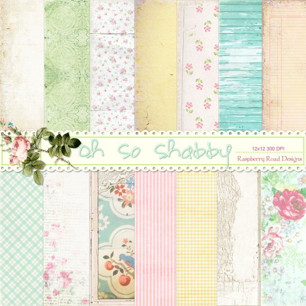 Oh So Shabby Paper Set 2
