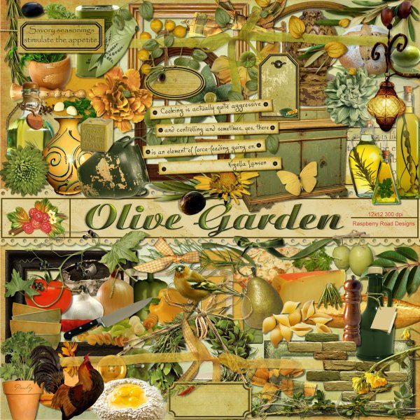 Olive Garden Elements Set