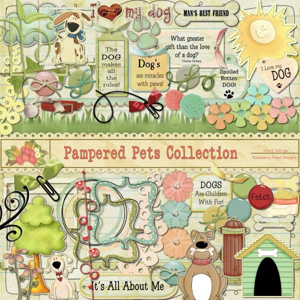 Pampered Pets Dog Elements