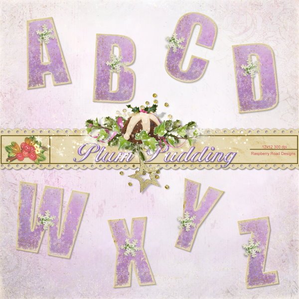 Plum Pudding Alpha Set