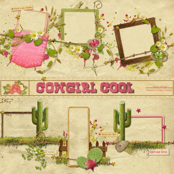 Cowgirl Cool Cluster Set