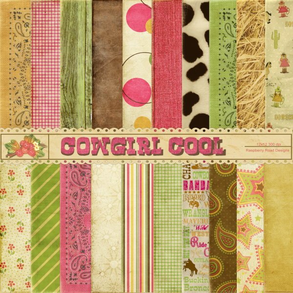 Cowgirl Cool Paper Set