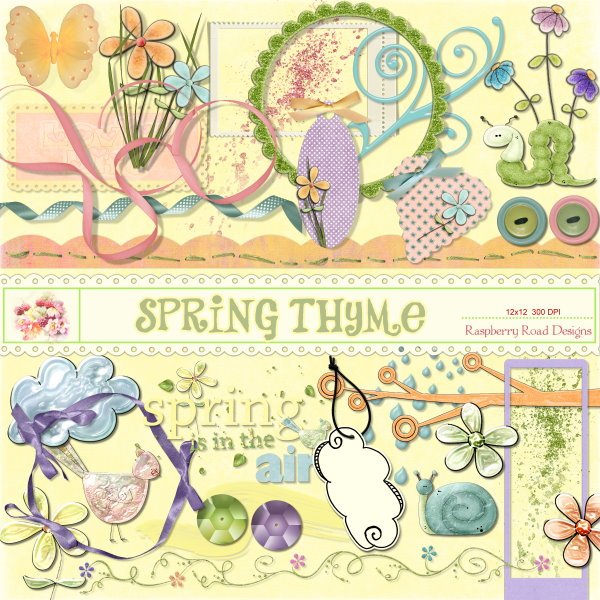 Spring Thyme Element Set 1
