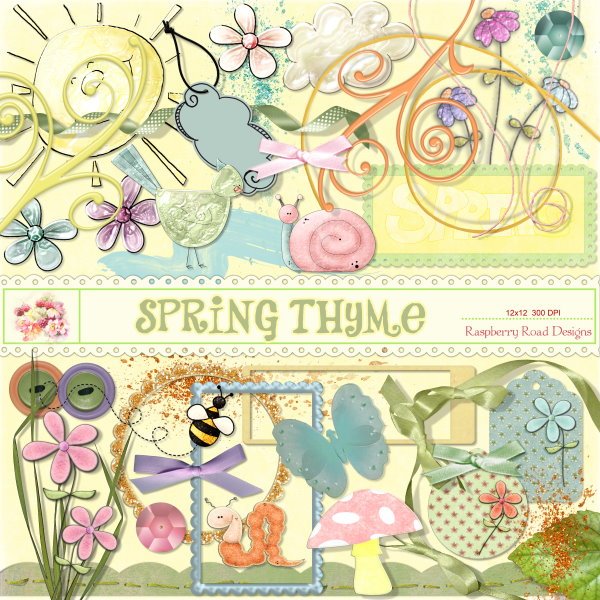 Spring Thyme Element Set 2