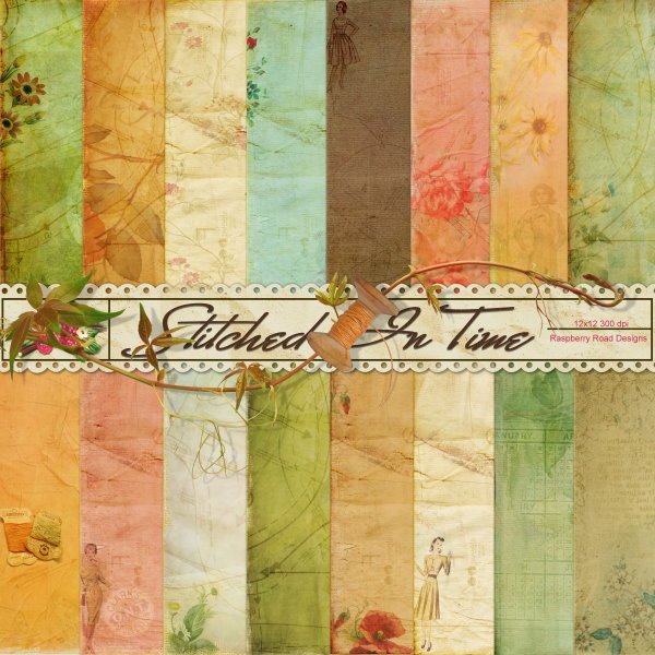 Stitched In Time Paper Set