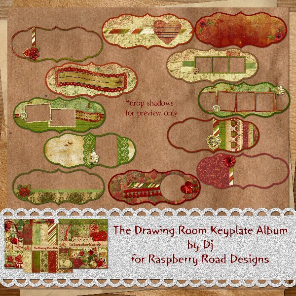 The Drawing Room Keyplate Album