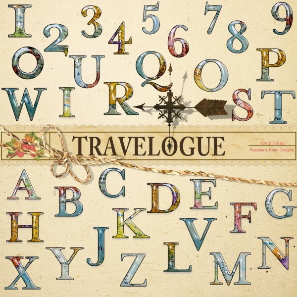 Travelogue Alpha Set1 Travelogue Alpha Set1