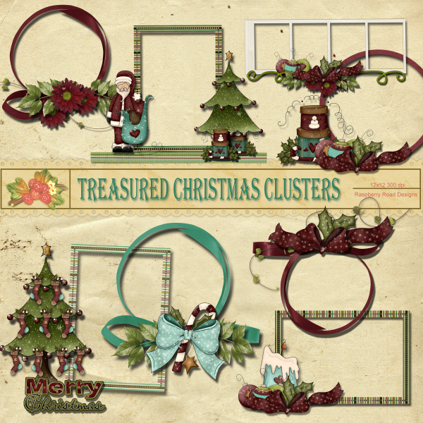 Treasured Christmas Cluster Set