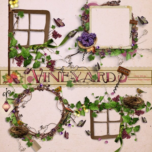 Vineyard Cluster Set