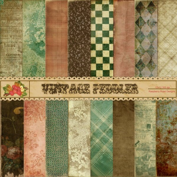 Vintage Peddler Paper Collection