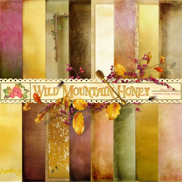 Wild Mountain Honey Paper Set
